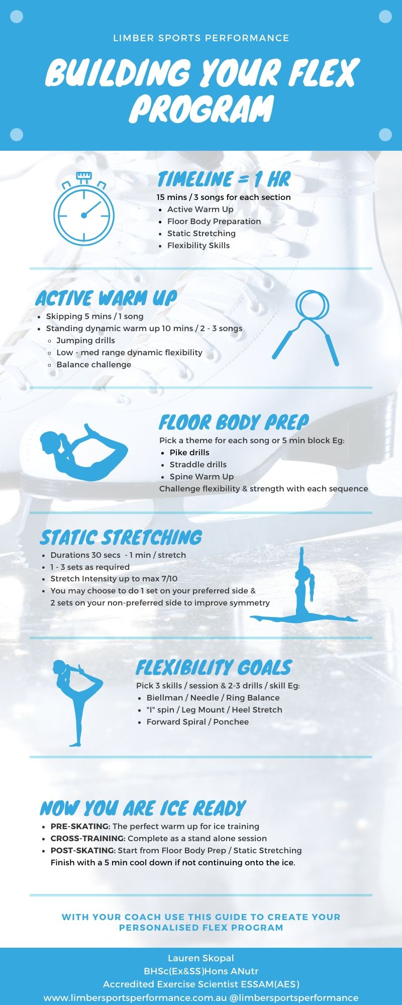 Off-Ice Flexibility Training